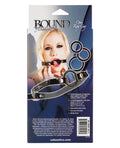 Bound by Diamonds Bound by Diamonds Open Ring Gag - Black - Image 2