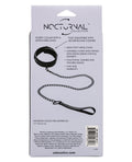 Nocturnal Nocturnal Collection Detachable Collar & Leash - Black - Image 5