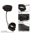 Nocturnal Nocturnal Collection Adjustable Ankle Cuffs - Black - Image 3