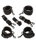 Nocturnal Nocturnal Collection Adjustable Bed Restraints - Black