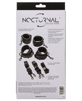 Nocturnal Nocturnal Collection Adjustable Bed Restraints - Black - Image 2
