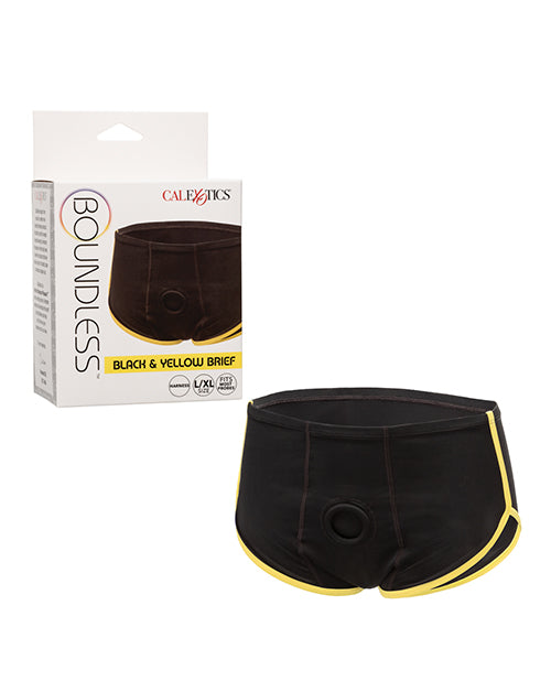 Boundless Boundless Boxer Brief - Black/Yellow L/XL