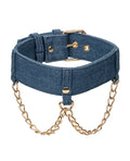 Ride 'Em Ride 'Em Premium Denim Collection Collar w/Leash - Image 2