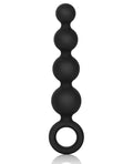 CalExotics Anal Toys Calexotics Silicone Booty Beads - Black - Image 3
