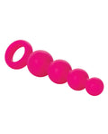 Pleasure Beads Calexotics Silicone Booty Beads - Pink - Image 4