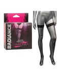 Radiance Radiance Thigh High Stockings - Black Plus Size
