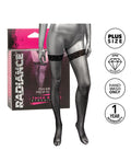 Radiance Radiance Thigh High Stockings - Black Plus Size - Image 4