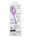 Elle Elle Liquid Silicone Dual Flicker - Purple - Image 2