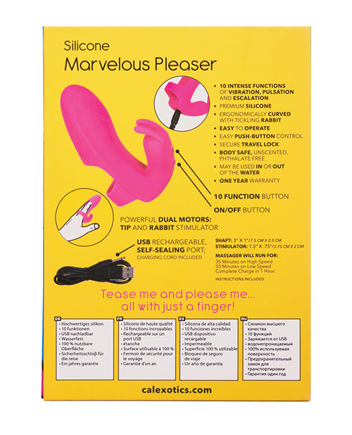 Mini Marvels Mini Marvels Silicone Marvelous Pleaser - Pink