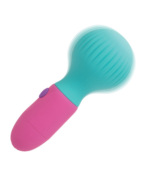 Naughty Bits Naughty Bits to the Max Vibrating Wand - Multicolor