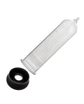 Peak Peak Magnified Gauged Penis Pump System w/Cock & Ball Ring - Black - Image 2