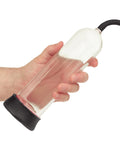 Peak Peak Magnified Gauged Penis Pump System w/Cock & Ball Ring - Black - Image 4