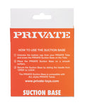 Private Private Suction Base Accessory - Black - Image 2