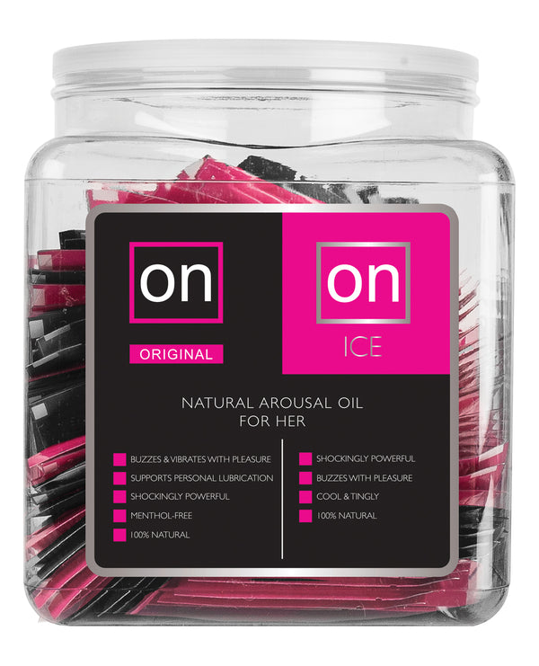 On ON for Her Arousal Gel Single Use Ampule Tub - Original & Ice Tub of 75