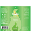 Sensuva Sizzle Lips Warming Gel - 4.2 oz Bottle Caramel Apple - Image 2