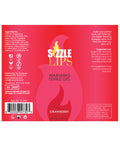 Sensuva Sizzle Lips Warming Gel - 4.2 oz Bottle Strawberry - Image 2