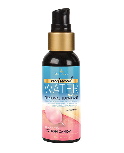 Sensuva Sensuva Natural Water Based Personal Lubricant - 2 oz Cotton Candy