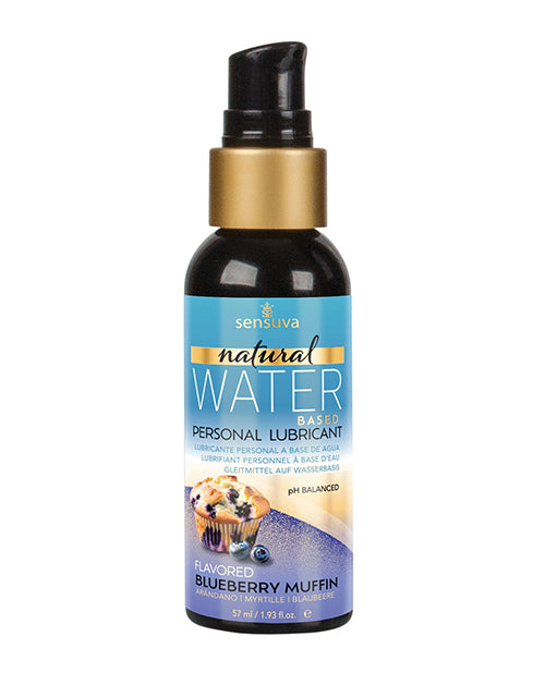 Sensuva Sensuva Natural Water Based Personal Lubricant - 2 oz Blueberry Muffin