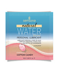 Sensuva Sensuva Natural Water Based Personal Lubricant Single Use Packet - 6 ml Cotton Candy