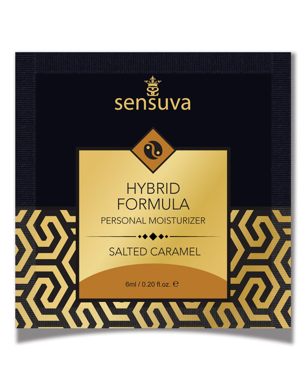Sensuva Sensuva Hybrid Personal Moisturizer Single Use Packet - 6 ml Salted Caramel