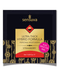 Sensuva Sensuva Ultra Thick Hybrid Personal Moisturizer Single Use Packet - 6 ml Strawberry