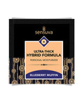 Sensuva Sensuva Ultra Thick Hybrid Personal Moisturizer Single Use Packet - 6 ml Blueberry Muffin
