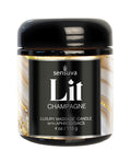 Not Regular Toys Sensuva Lit Champagne Luxury Massage Candle - 4 oz