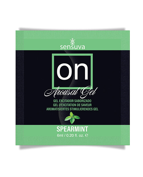 On ON For Her Arousal Gel Single Use Packet - 6 ml Spearmint