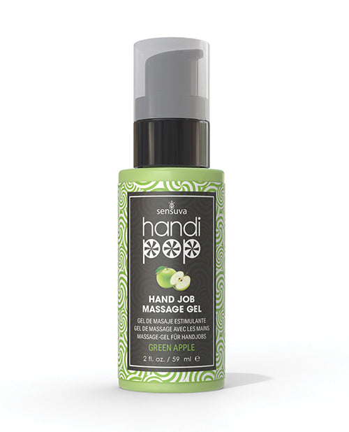 Handipop Handipop Hand Job Massage Gel - 2 oz Bottle Green Apple