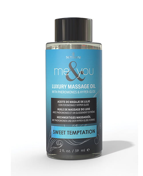 Sensuva Sensuva Me & You Massage Oil - 2 oz Sweet Temptation