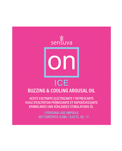 On ON Ice Arousal Oil - Single Use Ampoule Packet
