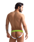 Sport Fucker Sport Fucker Jersey Jock - XL Green/White - Image 4