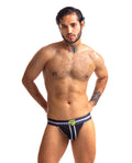 Sport Fucker Sport Fucker Jersey Jock - XXL Black/Green - Image 2