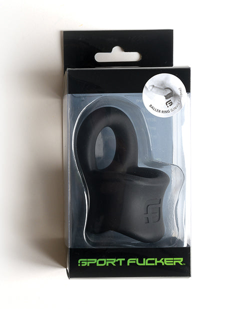 Sport Fucker Sport Fucker Silicone Baller Ring - Black