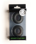 Sport Fucker Sport Fucker Stacker Rings - Black