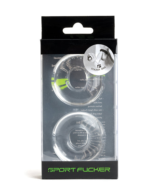 Sport Fucker Sport Fucker Stacker Rings - Clear
