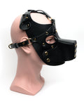 665 665 Bondage Pup Hood - O/S Black