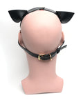 665 665 Bondage Pup Hood - O/S Black/Red - Image 3