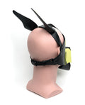665 665 Playful Pup Hood - O/S Black/Yellow - Image 3