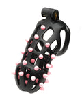 Sport Fucker Sport Fucker Cellmate FlexiSpike Chastity Cage - Size 4 Black/Pink - Image 2