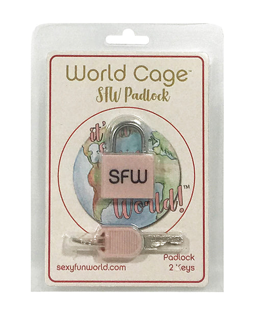 World Cage World Cage SFW Padlock w/2 Keys