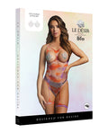 Le Desir by Shots Shots Bliss Open Cup Strappy Teddy w/Jewelry Pasties Multi O/S - Image 3