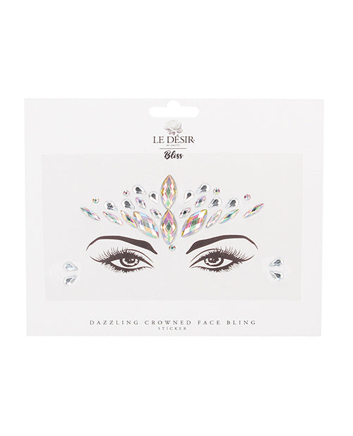 Le Desir by Shots Shots Bliss Dazzling Crowned Face Bling Sticker O/S