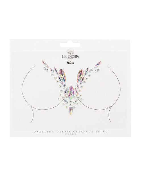 Le Desir by Shots Shots Bliss Dazzling V Cleavage Bling Sticker O/S
