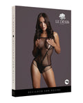 Le Desir by Shots Shots Le Desir Contrast Net Teddy Black O/S - Image 3