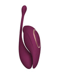 Twitch Shots Twitch 2 Vibrator w/Remote Control Vibrating Egg - Burgundy - Image 2