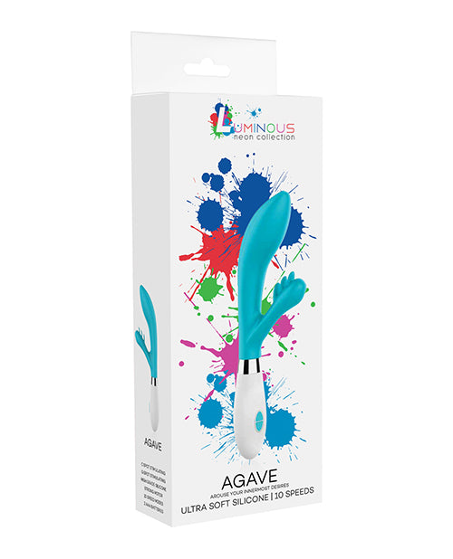 Luminous Shots Luminous Agave Silicone 10 Speed Rabbit - Turquoise