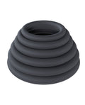 Not Regular Toys Shots Levelz Classic Silicone Cock Ring Set of 6 All Sizes - Black - Image 2