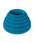 Not Regular Toys Shots Levelz Classic Silicone Cock Ring Set of 6 All Sizes - Teal - Image 2