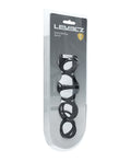 Not Regular Toys Shots Levelz Set of 4 Silicone Cock & Ball Rings - Black
